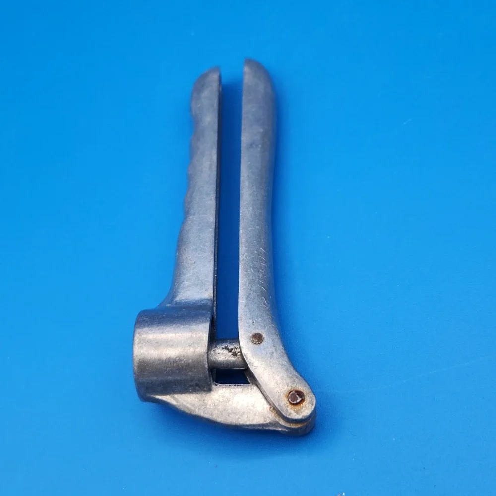 Vintage Aluminum Brevettato Garlic‎ Press Made in Italy